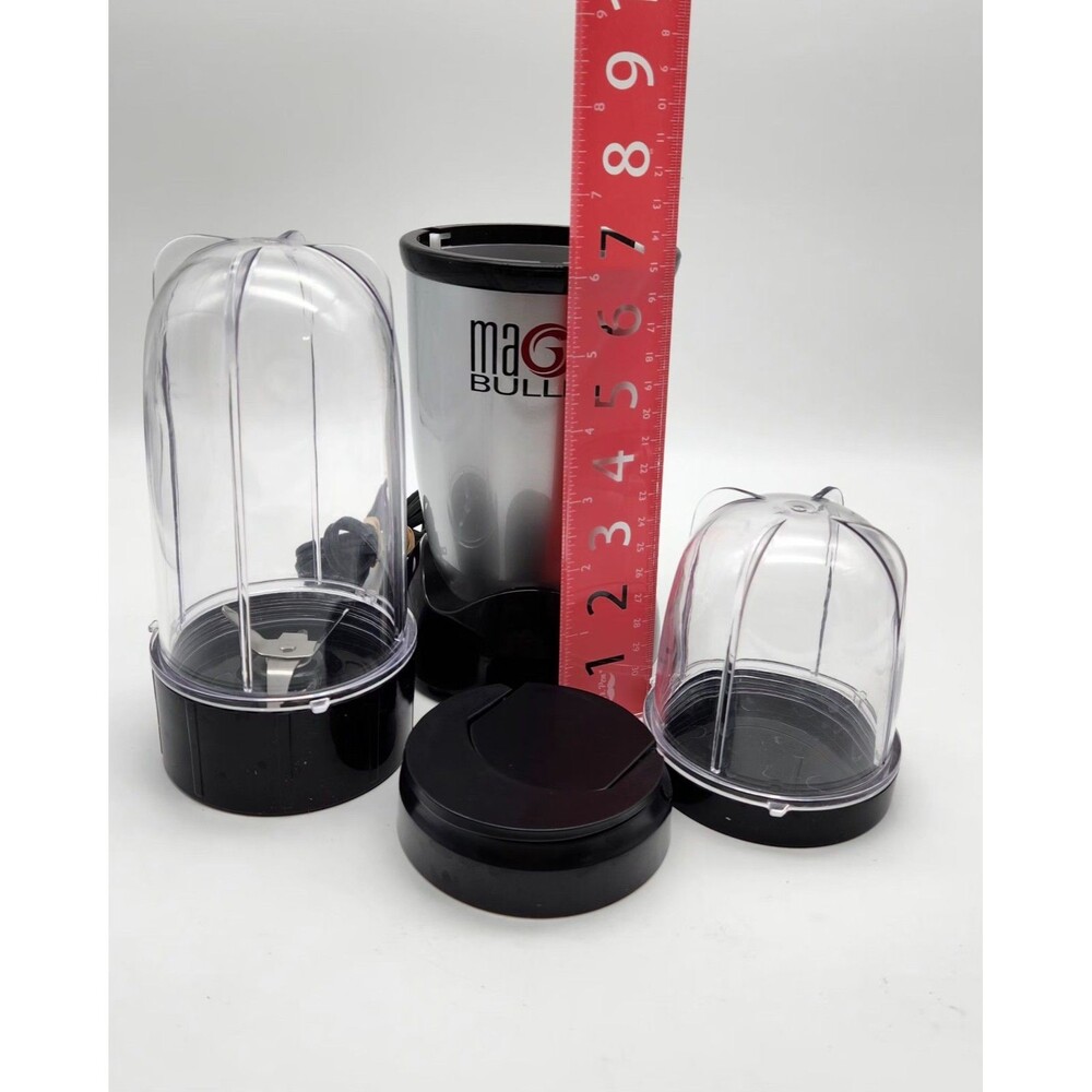 Magic Bullet MB1001 Model Blender Base/Motor + 2 Cups Blade, Sip Lid TESTED - Picture 8 of 8